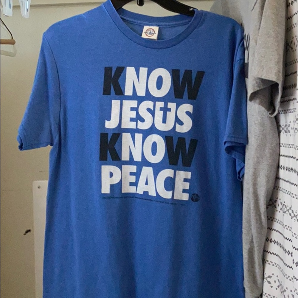 jesus knows peace shirt